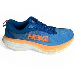 Hoka One One Bondi 8 Men’s Size 12D 1123202 Sneakers Shoes Running Costal Sky